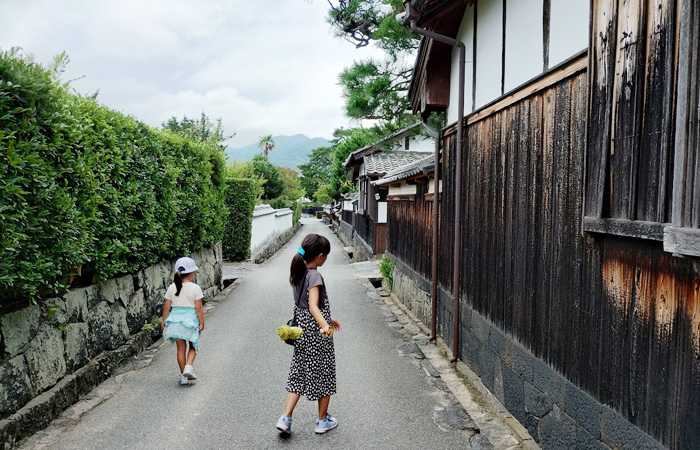 小学生と行く山口県萩市への旅:萩市城下町